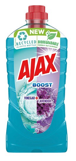Ajax uni čistič desinf 1l ocet+levandule | Čistící a mycí prostředky - Saponáty - Saponáty na podlahu a univerzální